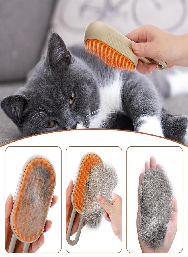JOLYMIT Dog Cat Steam Brush for Dogs and Cats to Remove Knotted Hair, Usb Rechargeable Steamy Brush for Pet (Multicolor / 1 Pcs) - Image 4